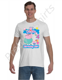Peppa Birthday Shirt, Custom Peppa Pig Birthday Shirts, Custom Pig Shirt, Peppa Pig Birthday, #2