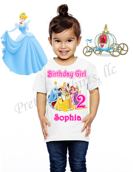 Princess Birthday Shirt, Custom Birthday Shirts, Princess Disney Birthday Shirt, Princess Shirt