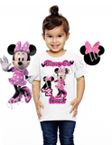 Minnie Mouse Birthday Shirt, Custom Shirt with any Name and Age, Family Matching Minnie Birthday Shirt, #1